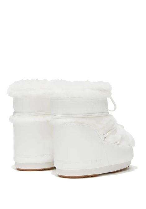 icon low faux fur  woman white MOON BOOT | 80D1409390A002